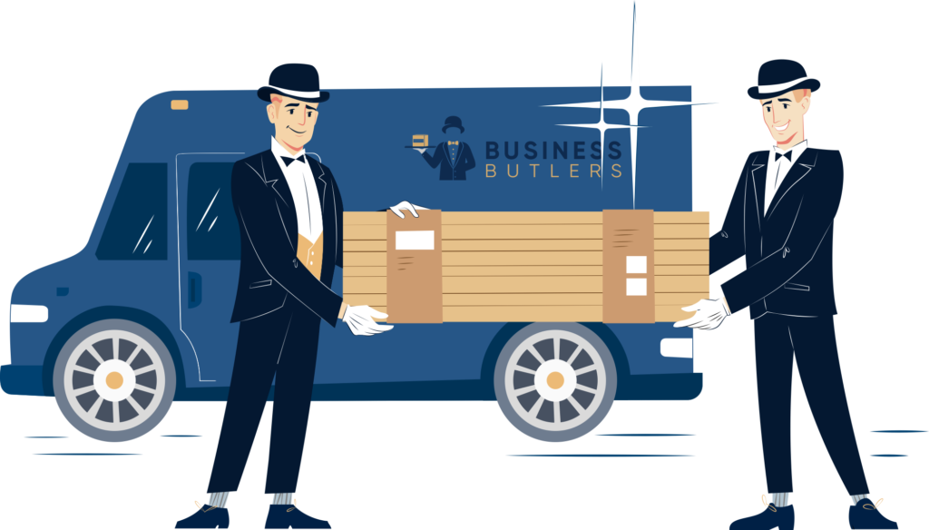 Two Business Butler Delivery Drivers